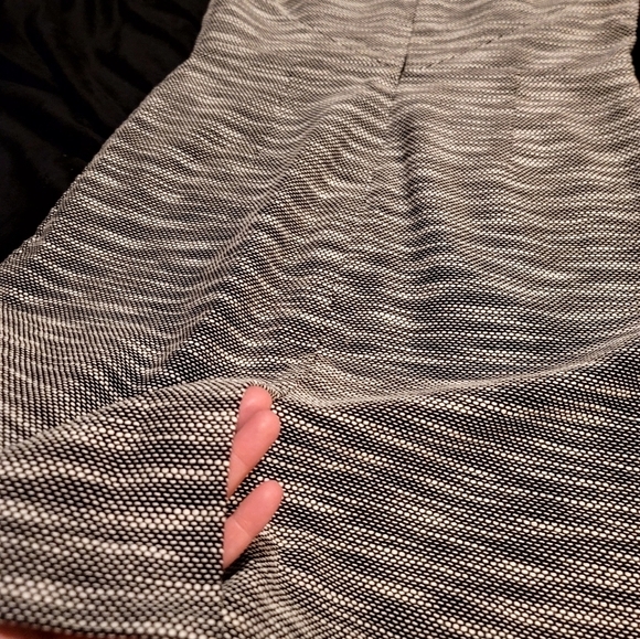 BANANA REPUBLIC Sheath Gray Tweed Sleeveless‎ V-neck Retro Lined Dress Sz 12 - Picture 5 of 11